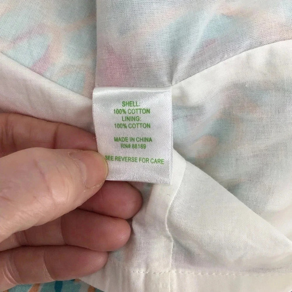 Lilly Pulitzer Franco Printed Flamingo Strapless Summer Beach Dress Size 0 - Picture 10 of 11